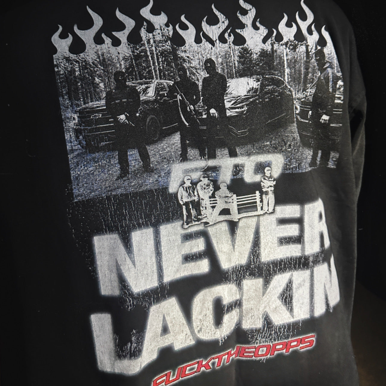 “LAUGH NOW, CRY NEVER” T-SHIRT