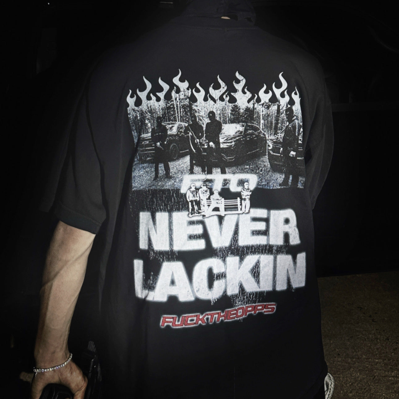 “LAUGH NOW, CRY NEVER”  T-SHIRT